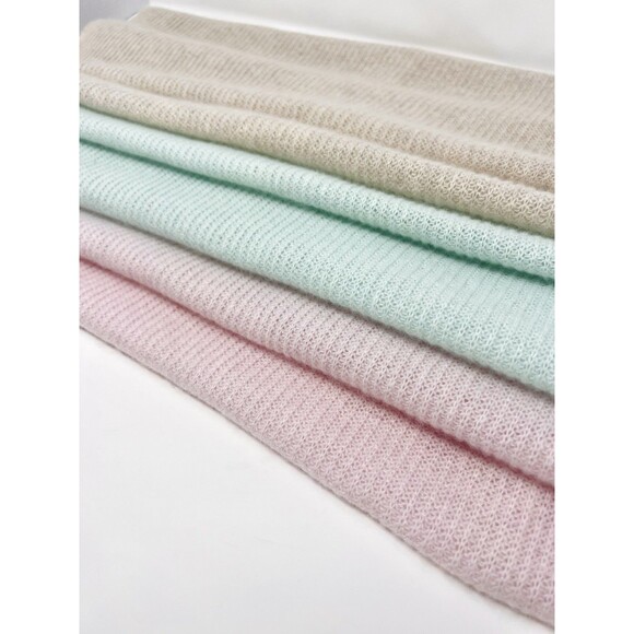 Autumn Cashmere Women's Color Block Pastel Oversized Scarf Wrap Sz 84 X 24'' Lux - Picture 9 of 12